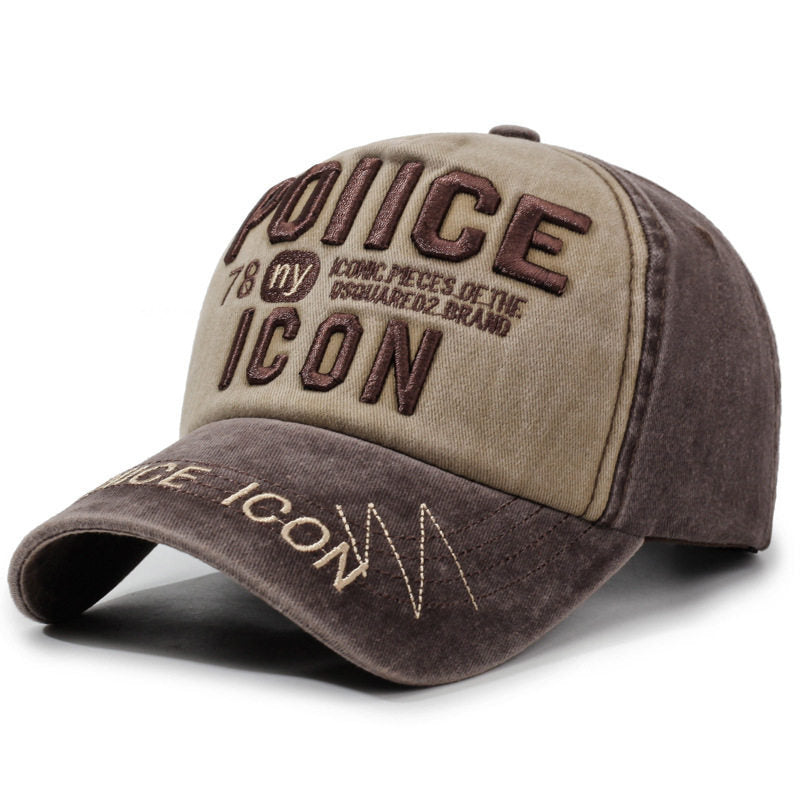 Herre Vintage-inspirert Brodert Baseball Caps Skanto