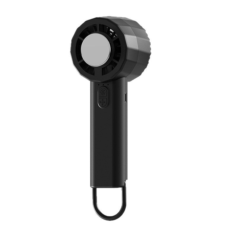Unisex nan tragbarer Mini-Håndvifte med USB-C ladekontakt og integrert sprøytesky-funksjon Skanto