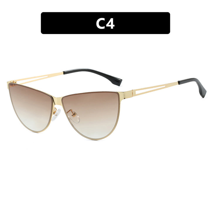 Women's Cat-Eye Sunglasses with Stylish Metal Frame and Protective UV Filter Skanto