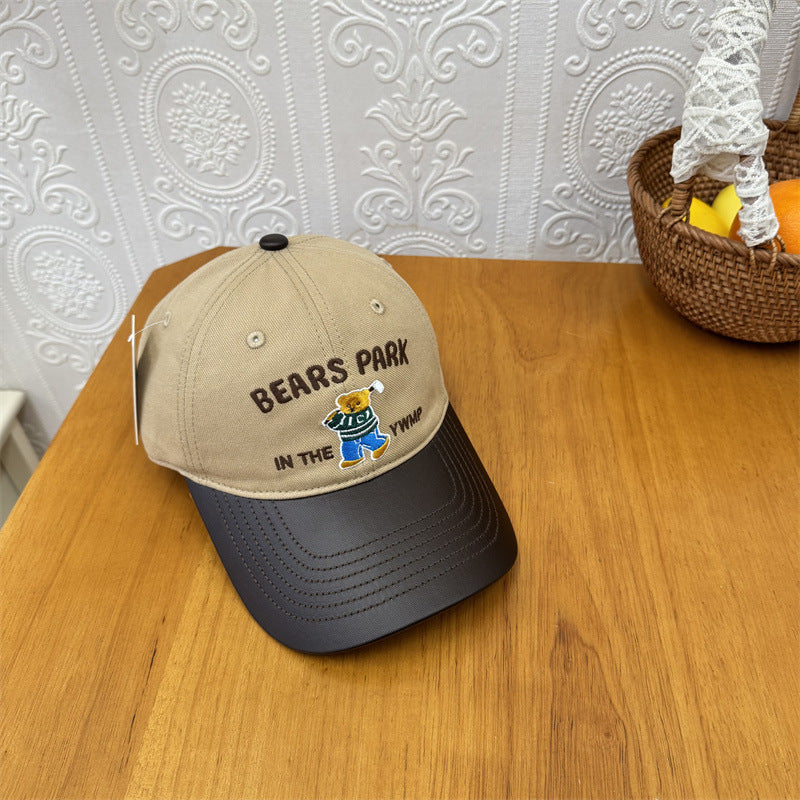 Unisex Brodert Lekne Bjørne-tema Caps Skanto