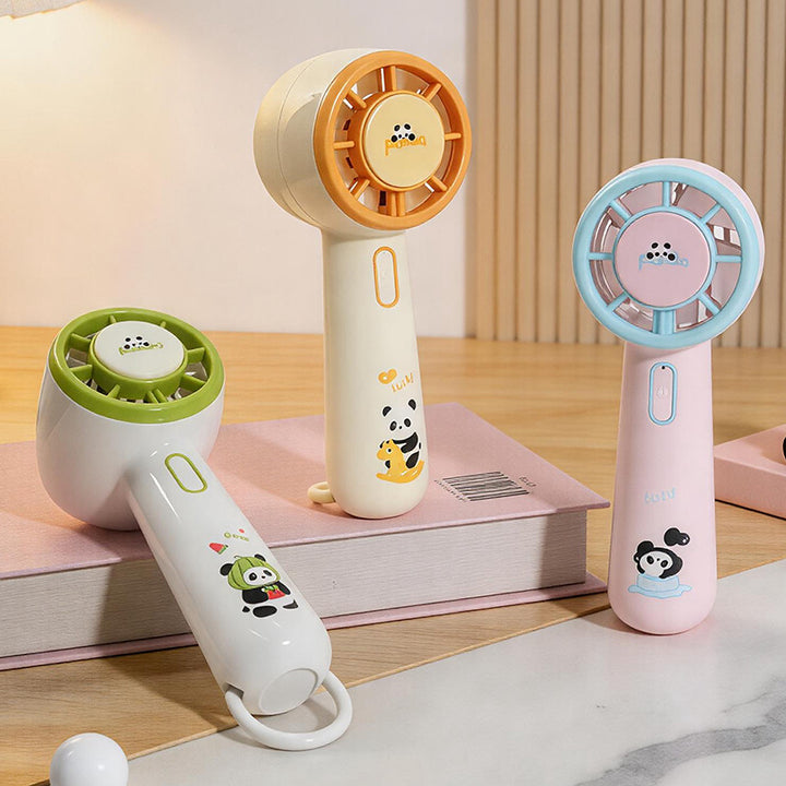 Kvinnors kreativa handfläkt med LED-ljus Skanto