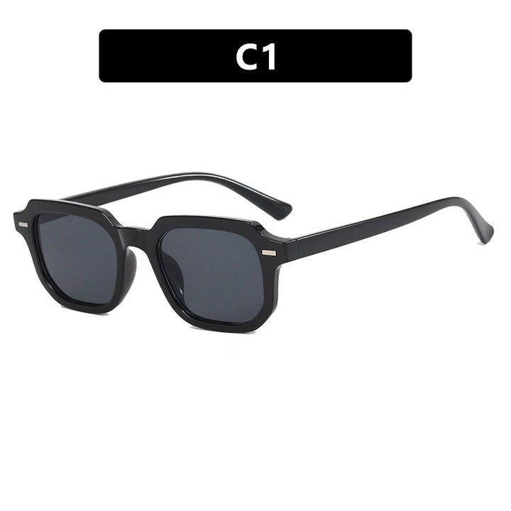 Women's square sunglasses with stylish frame structure and UV protection Skanto