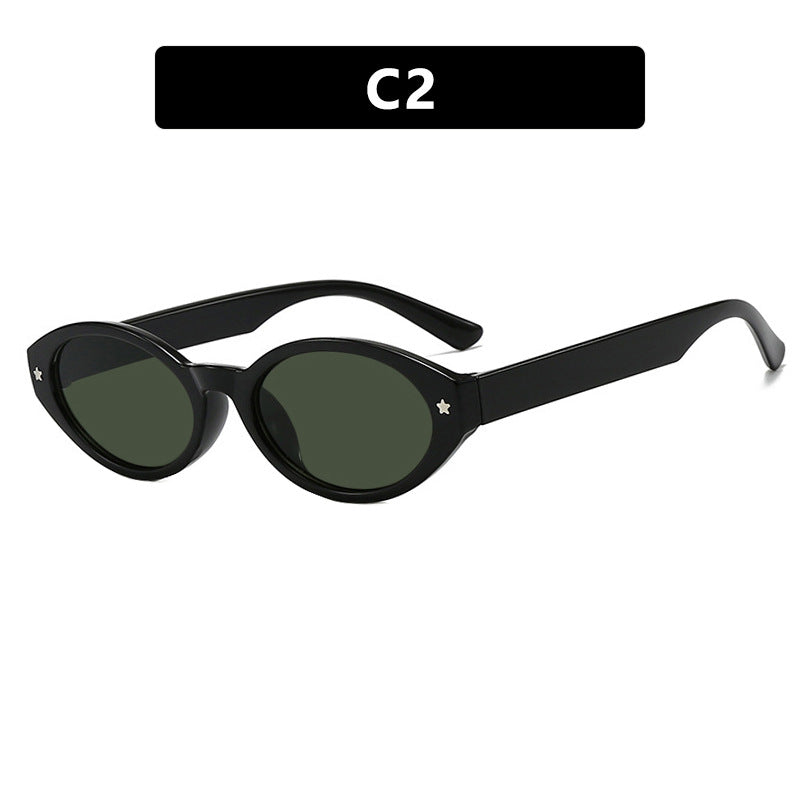Women's Cat-Eye Sunglasses with Elegant Carrying Case Design Skanto