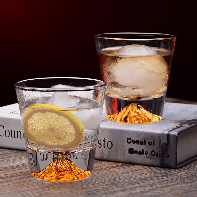 Japanske Mount Fuji Whisky Glass Sett | Skanto