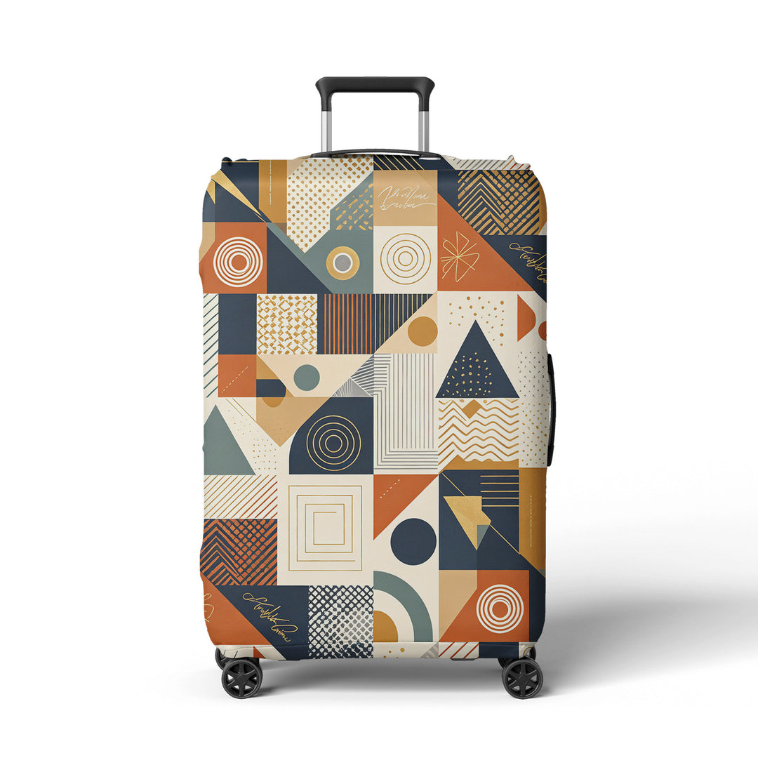 Dame koffertrekk med moderne grafisk design Skanto