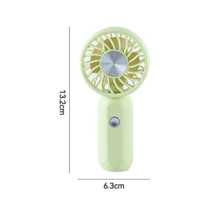 Dame Bærbar Mini Håndvifte med ergonomisk design og USB-ladefunksjon Skanto