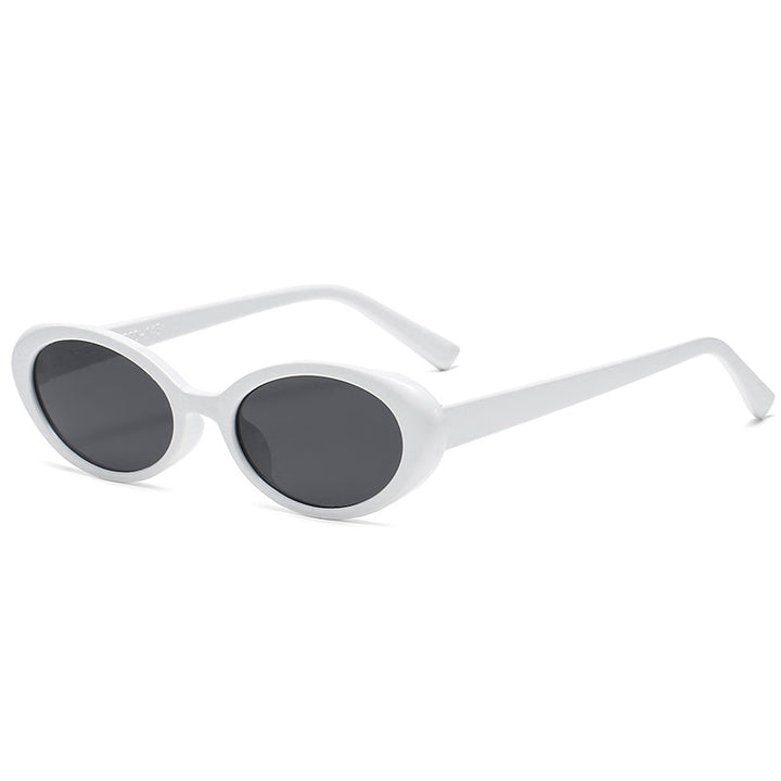 Dame elegant Cat-Eye solbriller med unik dyreprint Skanto