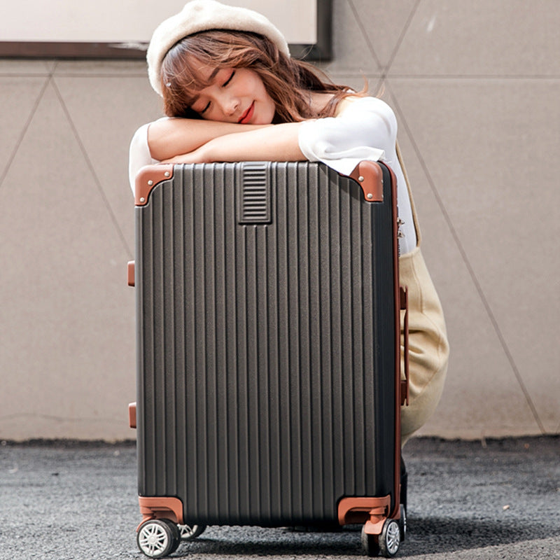 Men's Dual-Layer Hard-Shell Rolling Luggage Set Skanto