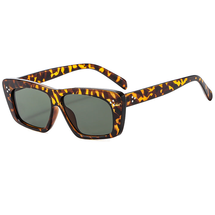 Dame kvadratisk solbrille med moderne design og polariserende linser Skanto