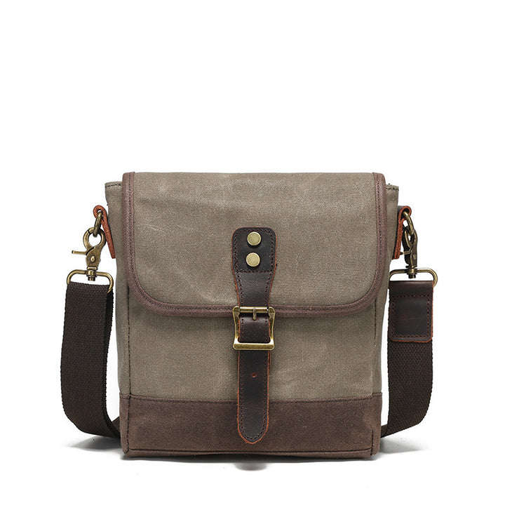 Retro Canvas Skulderveske Skanto