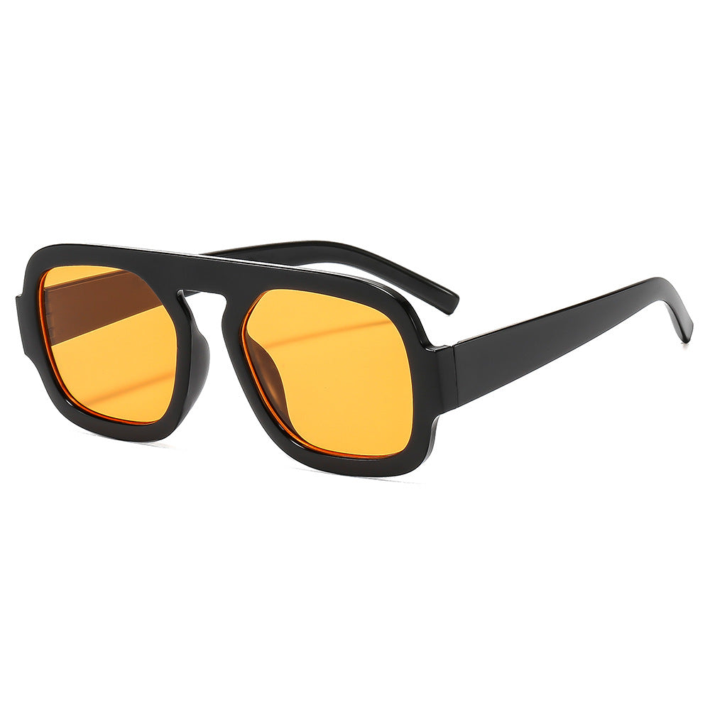 Men's Bold Retro-Inspired Square Sunglasses Skanto