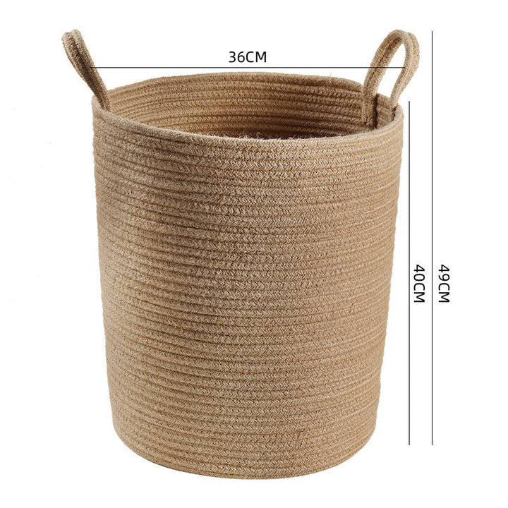 Naturlig Fiber Lagringskurv Skanto