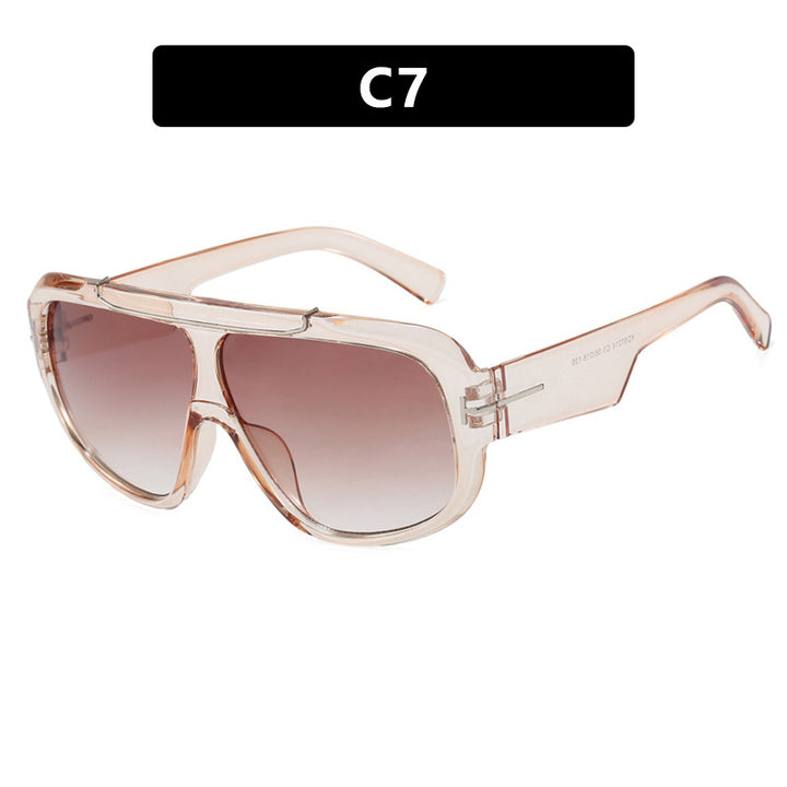 Women's Oversized Sunglasses in Modern Transparent Design Skanto