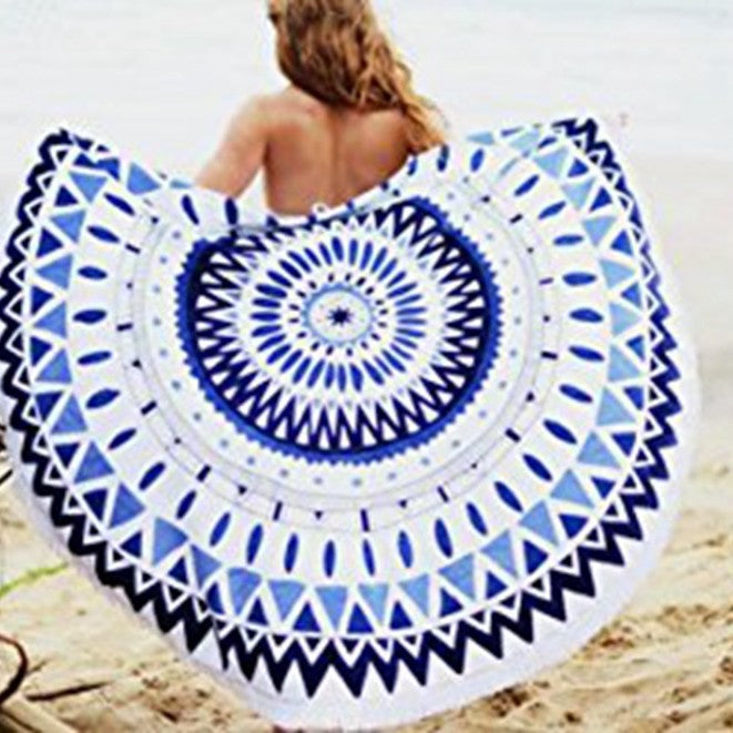 Dame stor strandligger med Hamburger-design Skanto