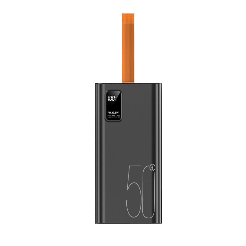 Superkompakt Powerbank med digitalt ladestatusdisplay Skanto