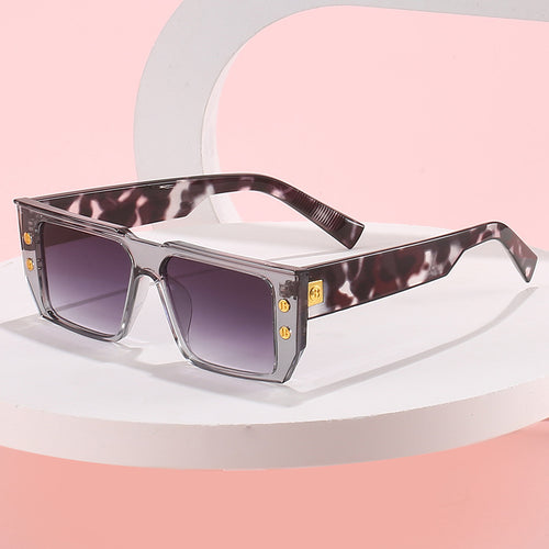 Dame moteriktig klar brille med gyldne detaljer Skanto