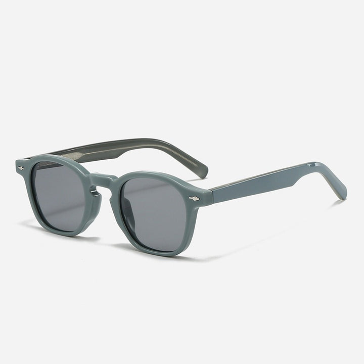 Dame designer solbrille med høykvalitets acetatrahm og UV-beskyttelse Skanto