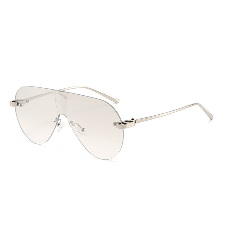 Women's Oversized Sunglasses in Modern Aviator Style Skanto