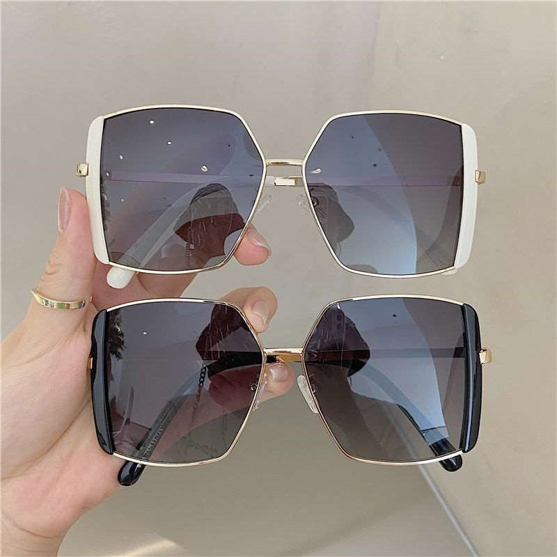 Dame trendy firkantet solbrille Skanto