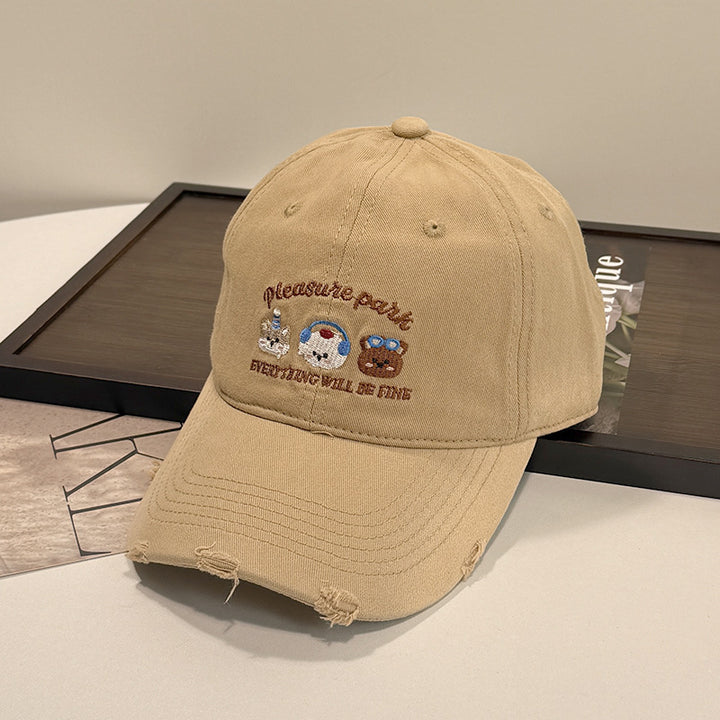 Unisex Brodert Fritids Caps Skanto