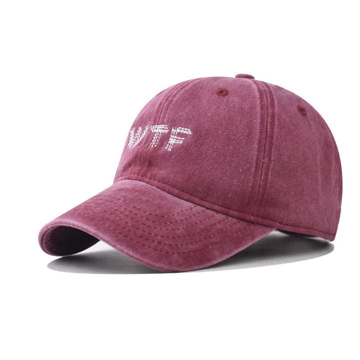 Kvinne Casual Slitt Denim Baseball Caps Skanto