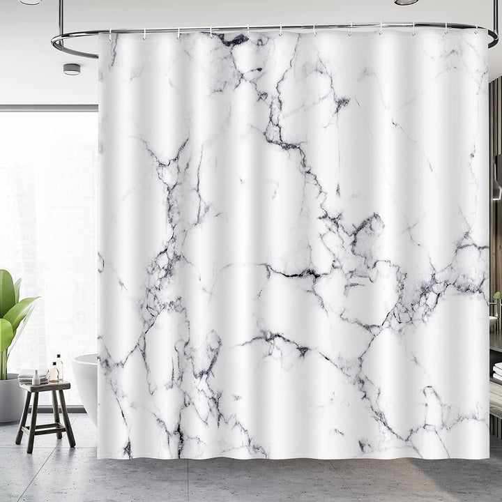 Kunstnerisk marmor tekstur dusjforheng Skanto