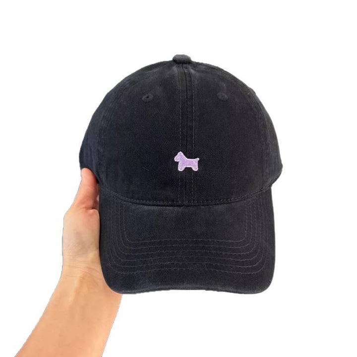 Kvinne Casual Brodert Hundekaps Skanto