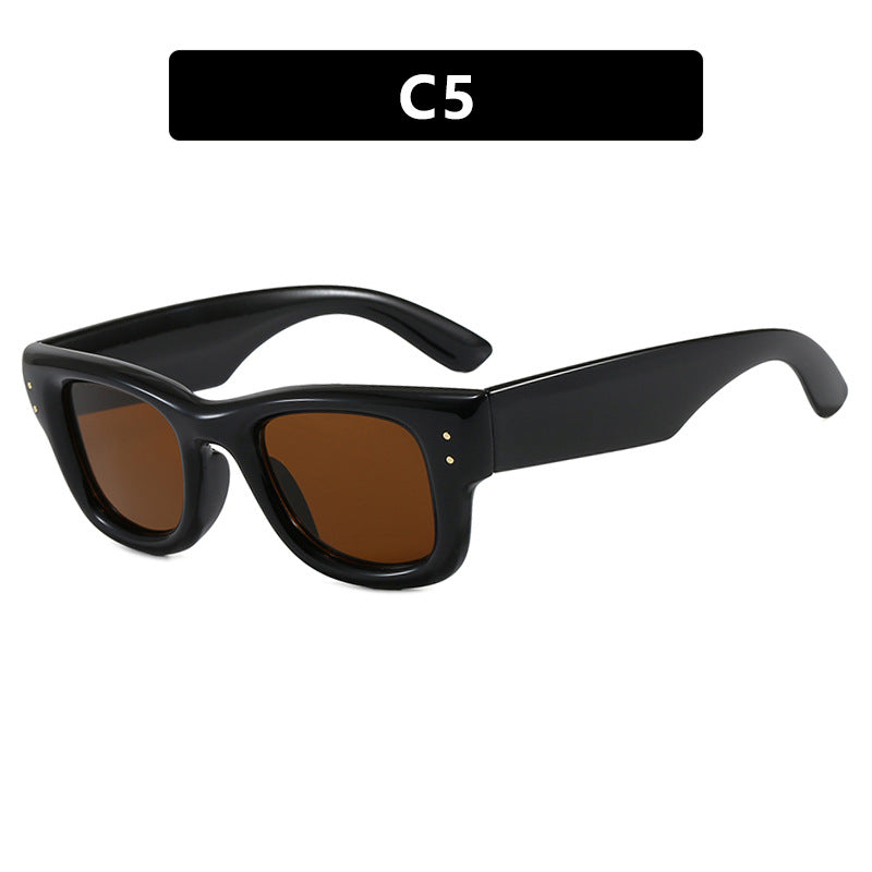 Women's fashionable sunglasses with wide, elegant frame and protective UV filter Skanto