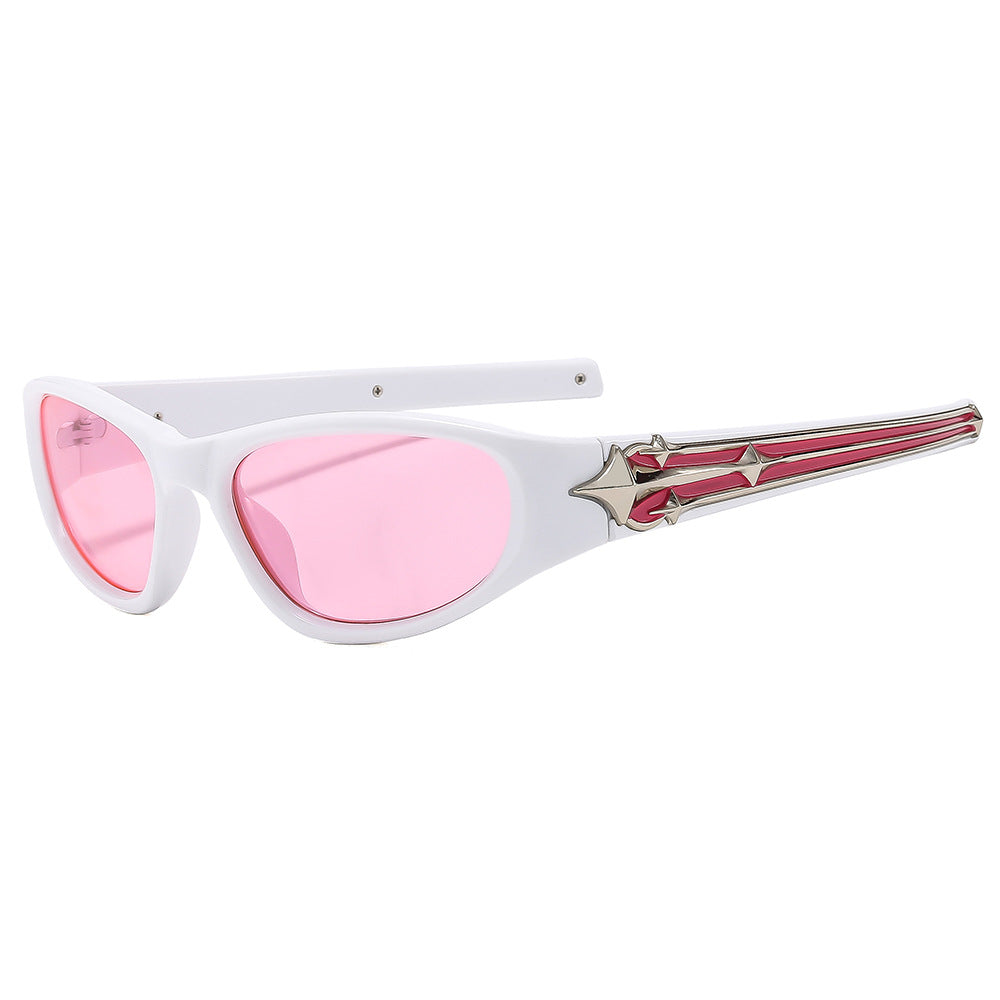 Women's Stylish Sports Sunglasses with Modern Frame and UV Protection Skanto