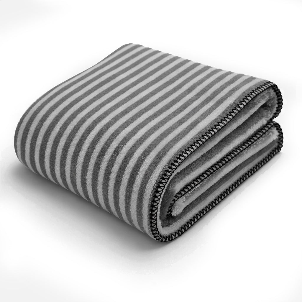 Dame Behagelig Pledd med Stripemønster Skanto