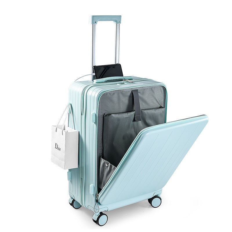 Unisex Premium Multi-Compartment Hard-Shell Rolling Suitcase Skanto