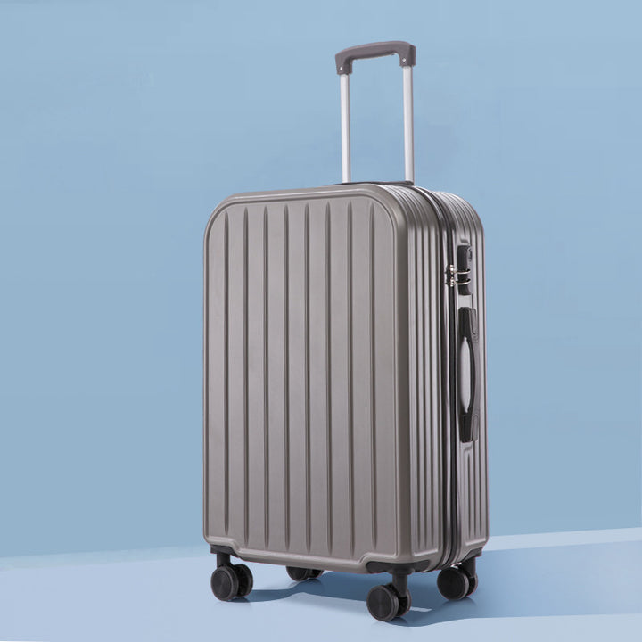 Unisex stilleggende rippled hard-shell koffert Skanto