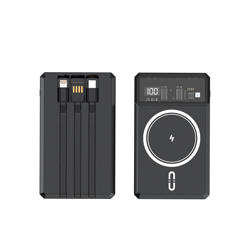 Powerbank med integrerte lys- og hurtigladefunksjoner Skanto