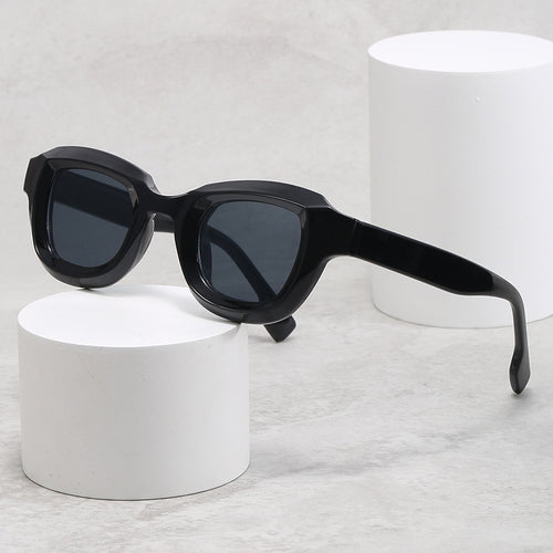 Dame Moderne Geometrisk Solbrille Skanto