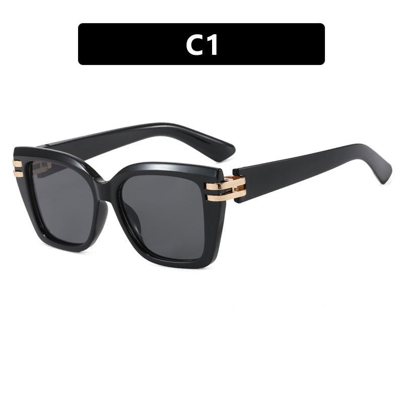 Women's stylish oversized sunglasses with luxurious details Skanto