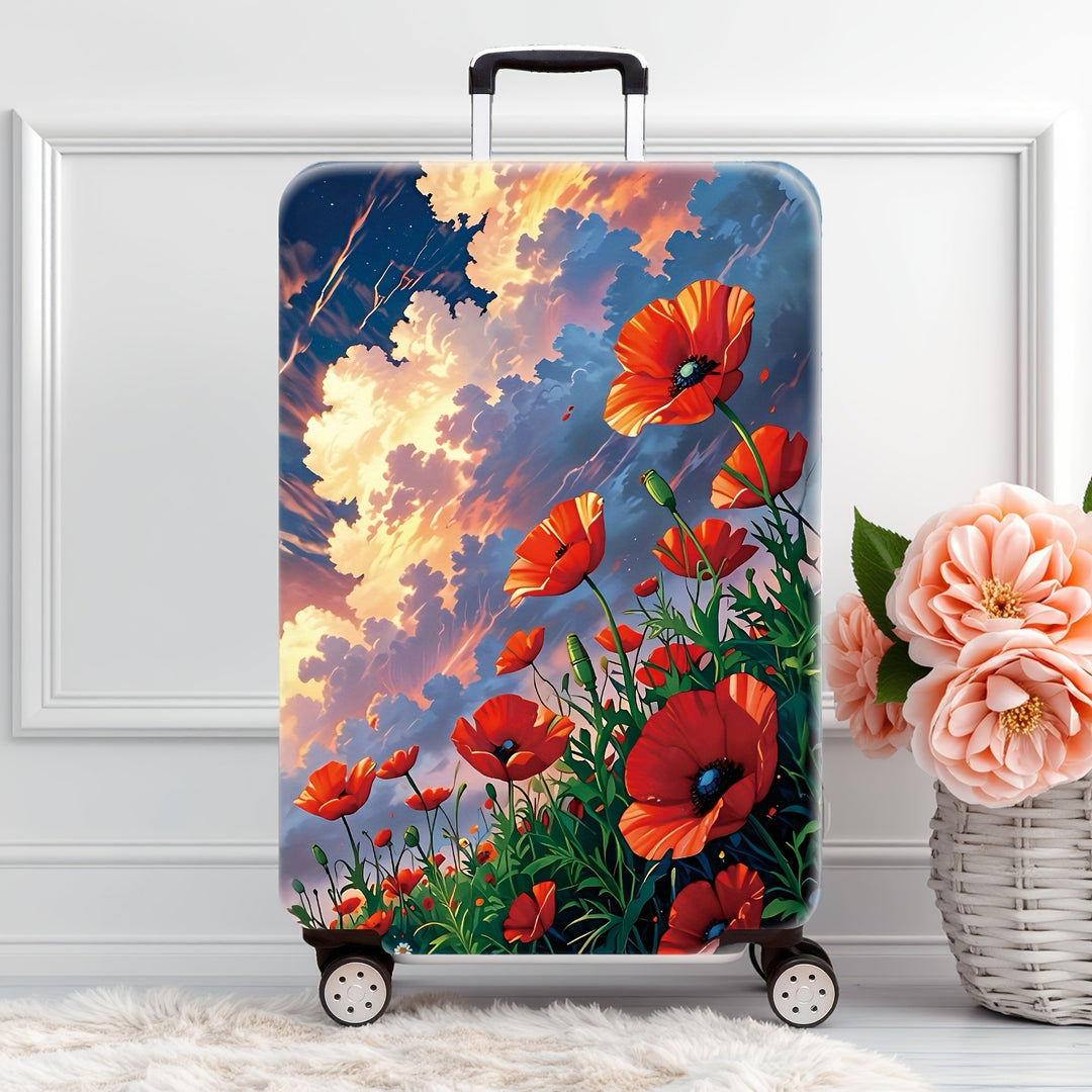 Kunstnerisk Blomster Hardt skall Koffert Skanto