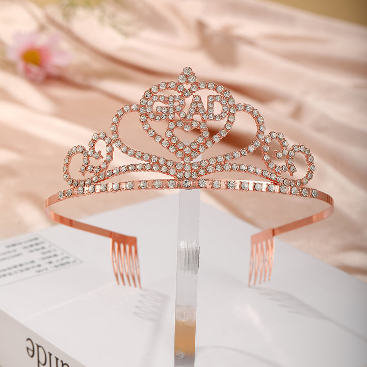 Dame Dekorativ Krystal Tiara Skanto