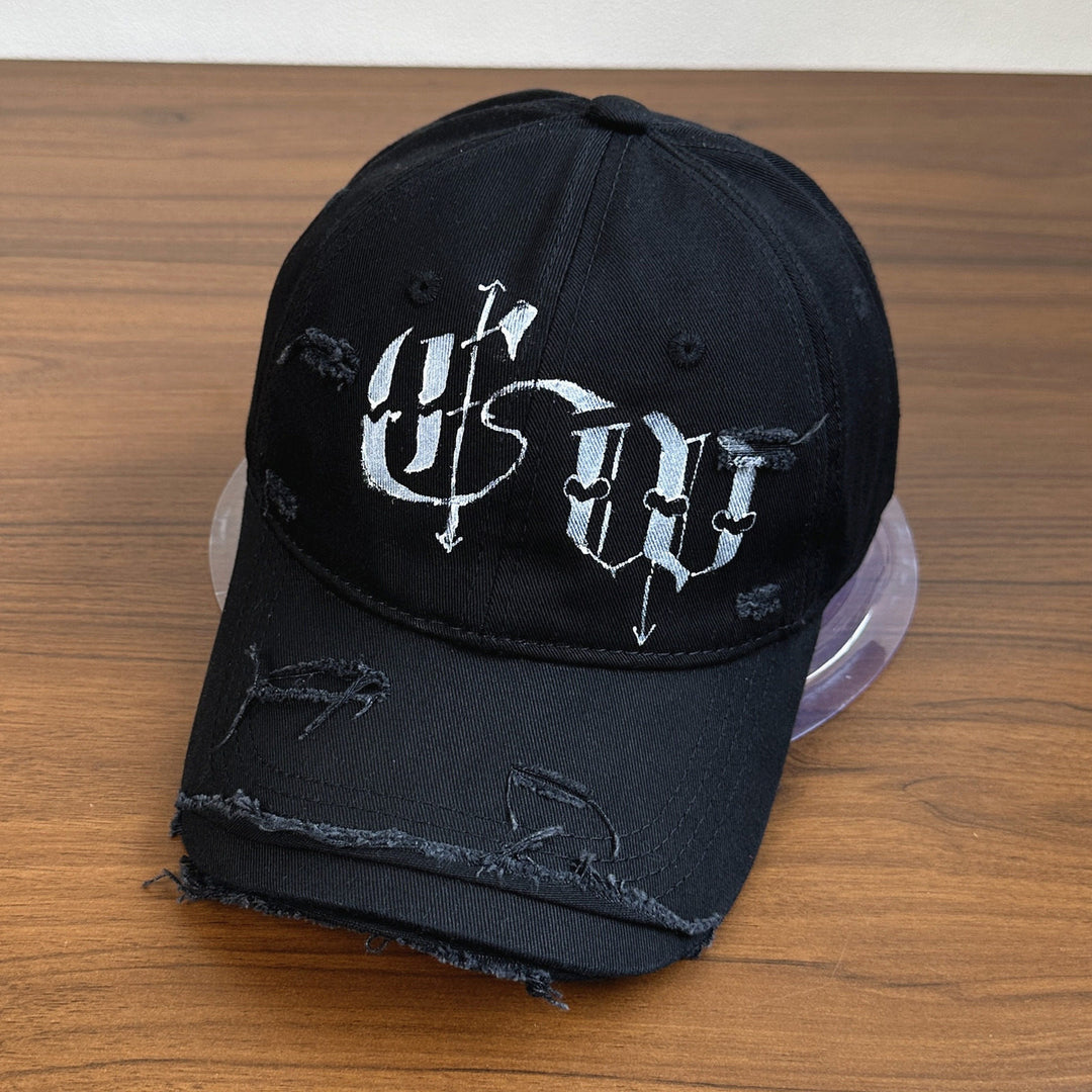 Herre Slitt Grafisk Brodert Caps Skanto