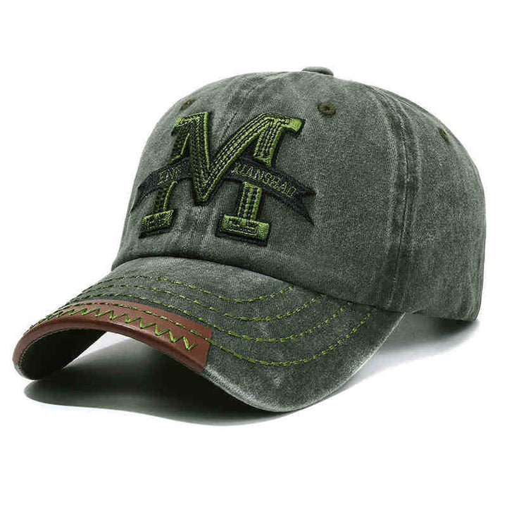 Herre Vintage Brodert Baseball Caps Skanto