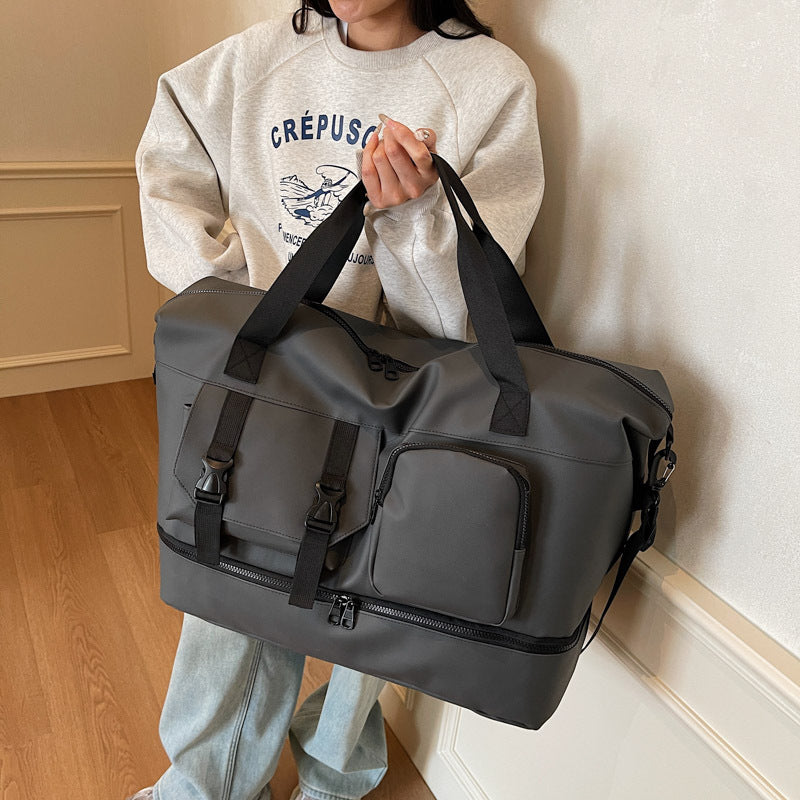 Robust Sport-Duffelbag med Flere Utvendige Lommer Skanto
