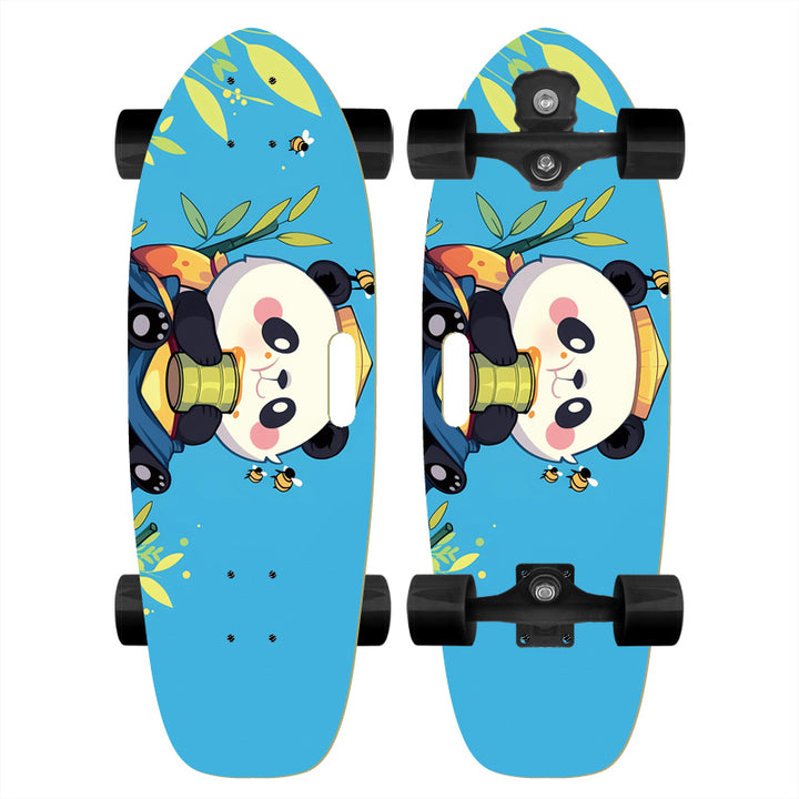 Mini skateboarddekk med teksturert grep Skanto