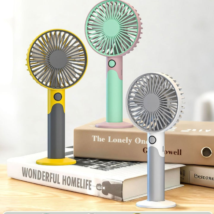 Unisex Bærbar Mini-vifte med ergonomisk design og USB-ladingsfunksjon Skanto