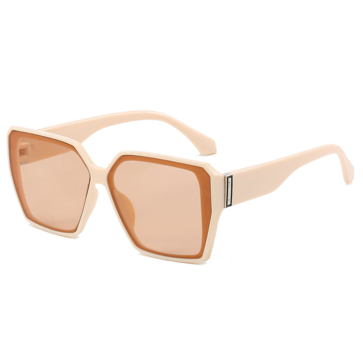 Dame moteriktig geometrisk solbrille i urban stil Skanto
