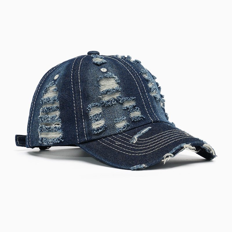 Dame trendy Ødelagt-basecap Skanto