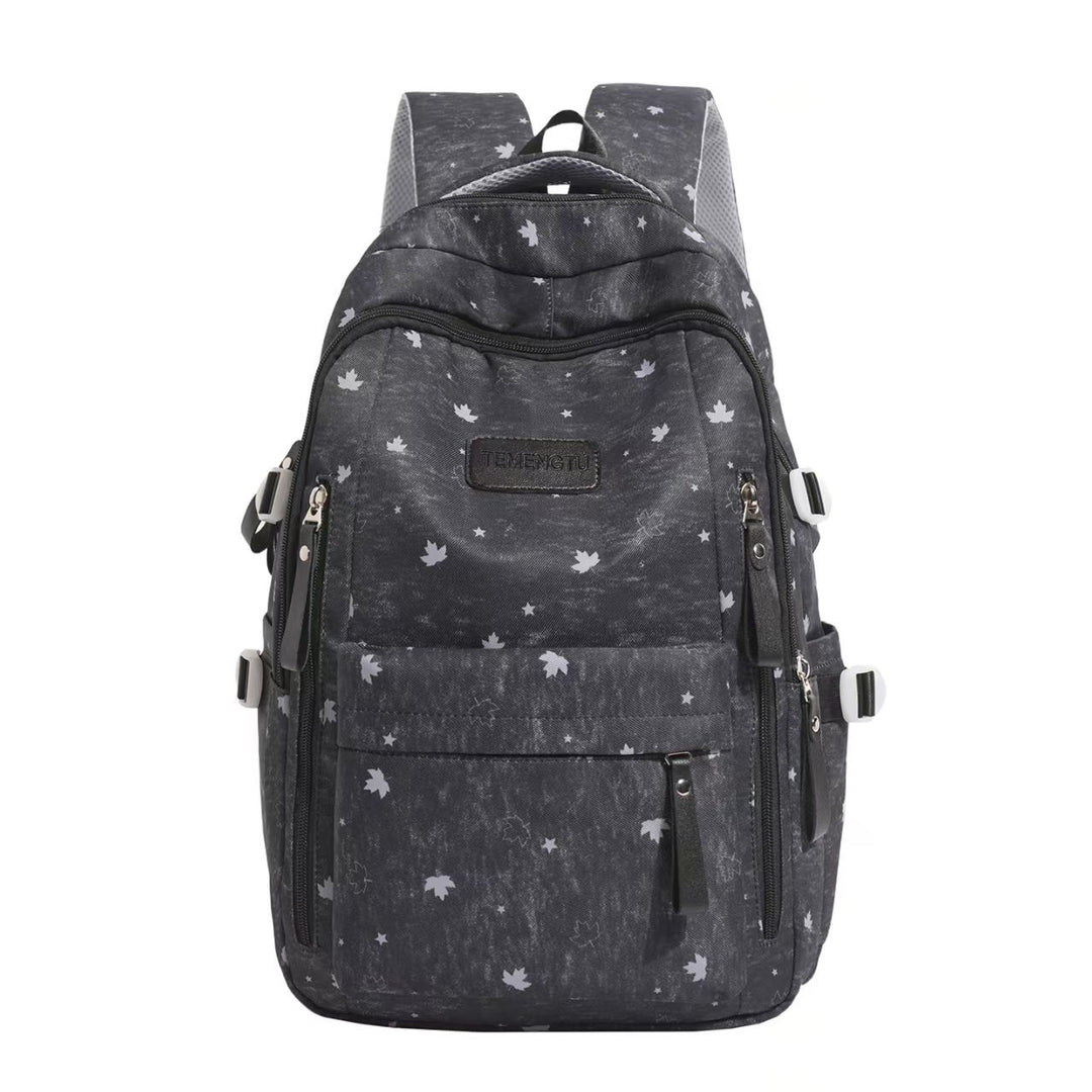 Blomstertrykk Multi-Compartment Ryggsekk Skanto