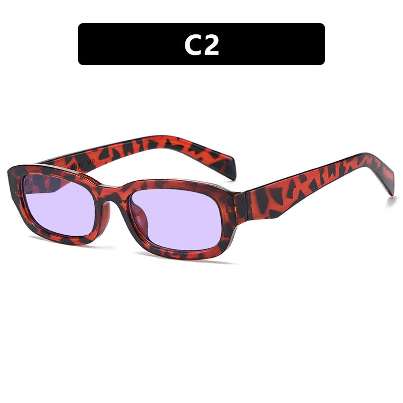 Women's fashionable sunglasses with stylish rectangular frame Skanto