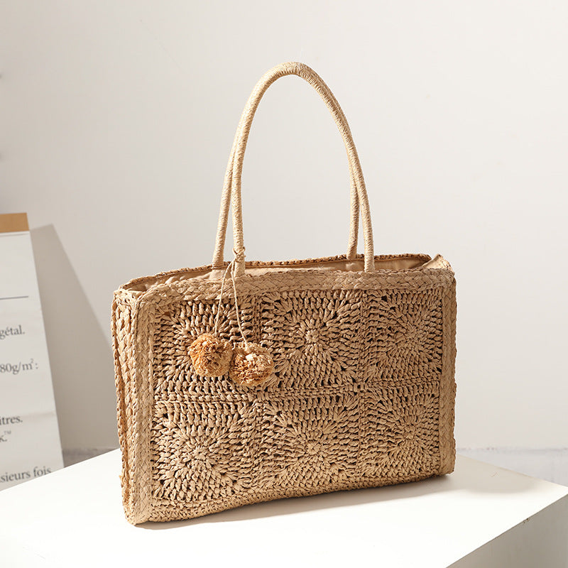 Handmade macrame beach bag Skanto