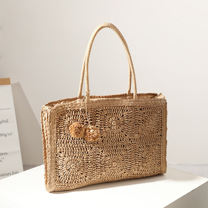 Handmade macrame beach bag Skanto