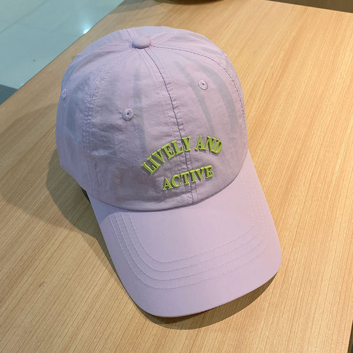 Kvinne Brodert Aktiv Livsstil Baseball Caps Skanto