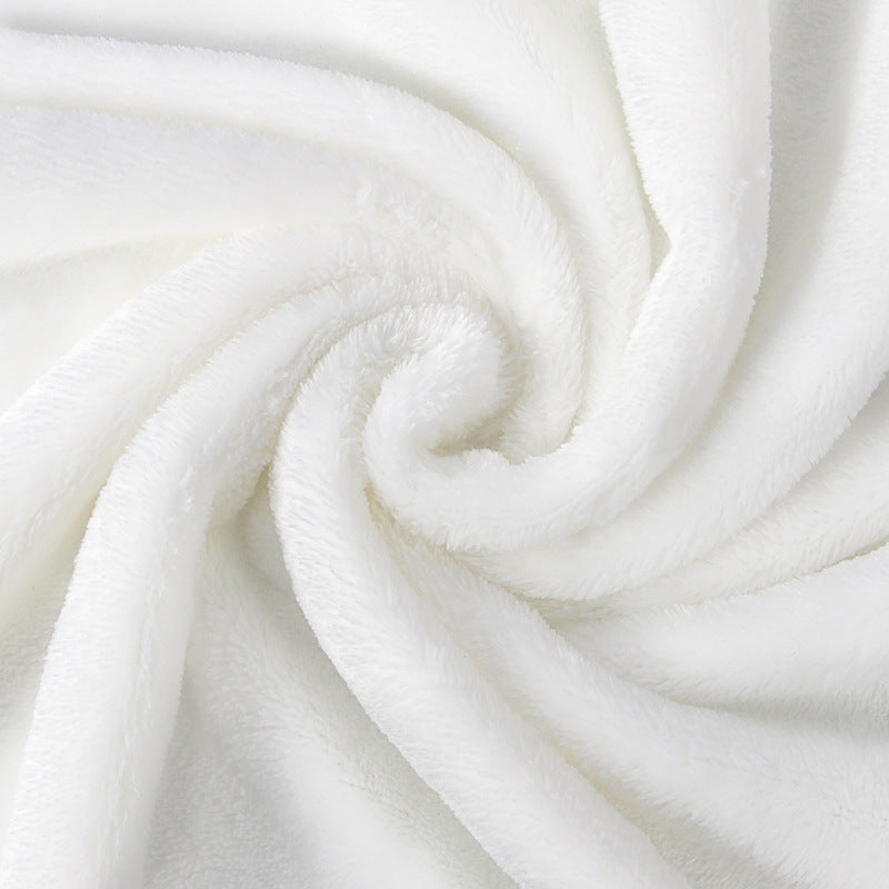 Damer myk fleece-sofateppe Skanto
